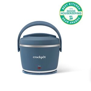 🆕 Crock-Pot - Crockpot On-The-Go Personal Food Warmer - Blue Blue 20 oz